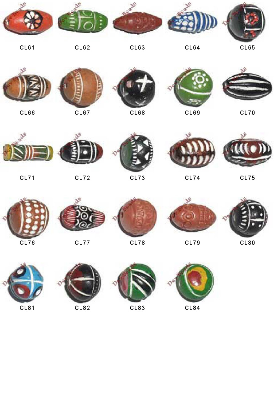 Handmade Clay Beads, Hand Painted Clay Beads, Natural Beads, Finest Clay  Beads. Clay Beads Bulk, Fancy Clay Beads Manufacturer.